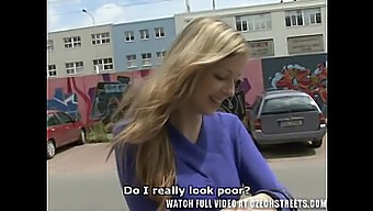 Public Sex On Czech Streets With A Horny Blonde Teen