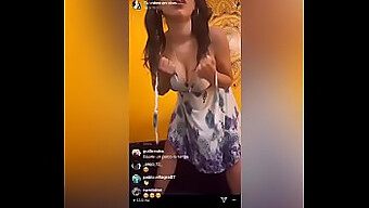 Celeb'S Instagram Live With Curvy Latina Teen